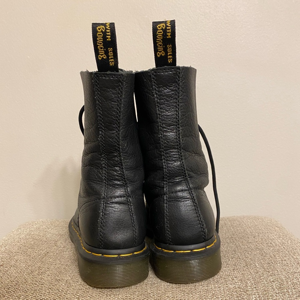 Dr. Martens 1490 VIRGINIA LEATHER MID CALF BOOTS - Picture 11 of 16